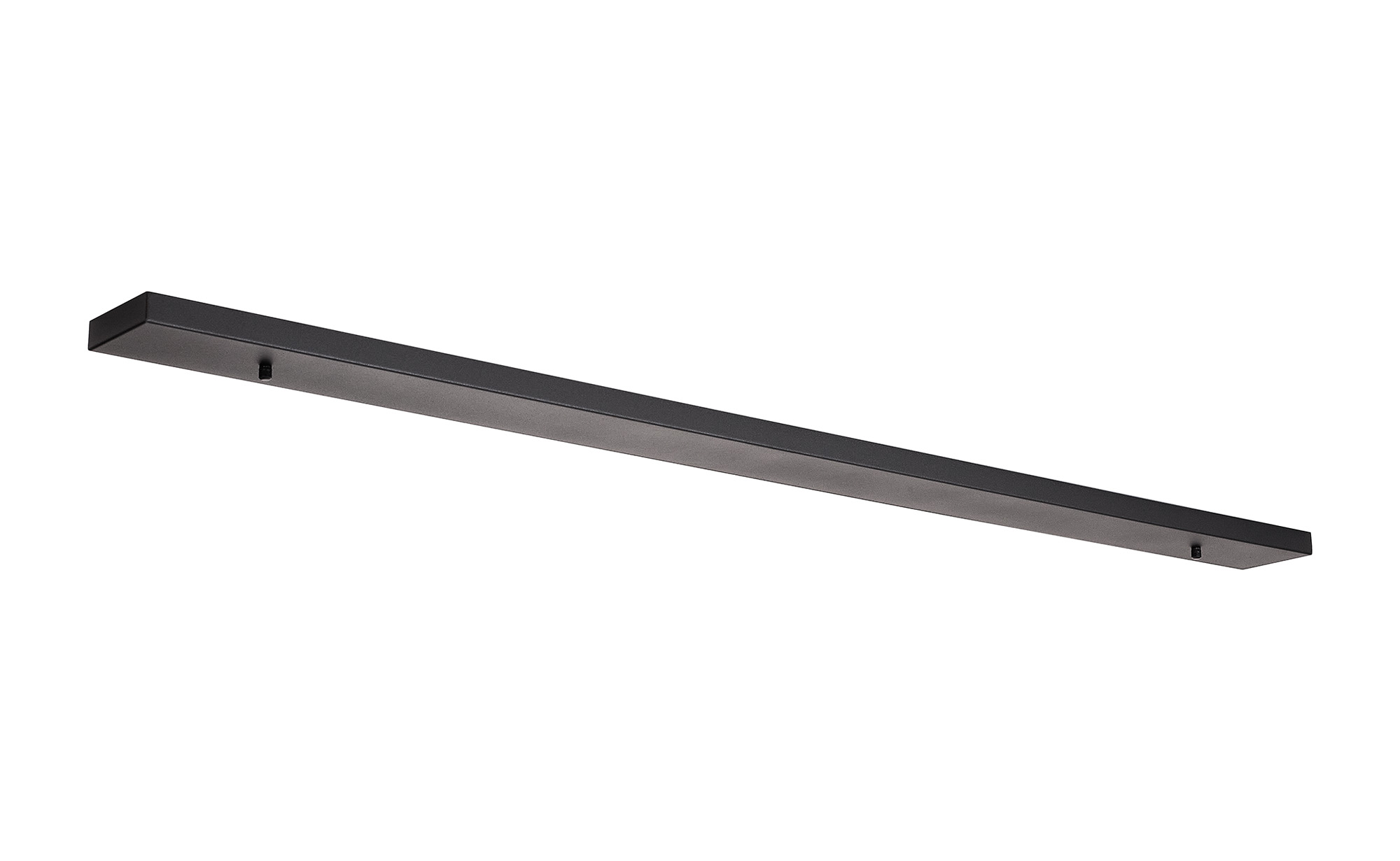 D0888BL/NH  Hayes No Hole 1400mm x 100mm Linear Ceiling Plate Satin Black